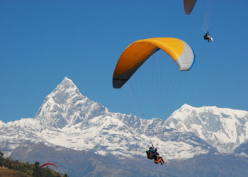 Paragliding in Nepal